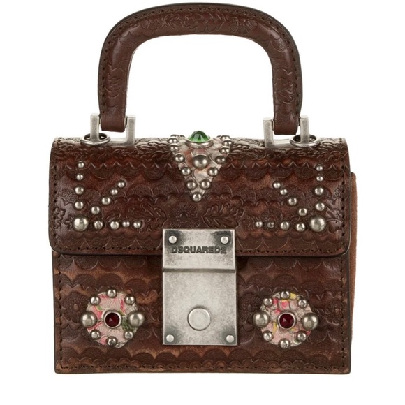 Dsquared² Studded Leather Mini Bag - Picture 4 of 5